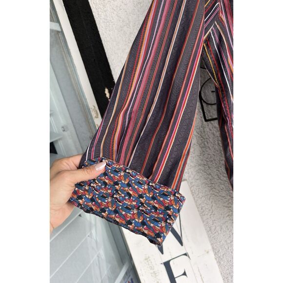 Robert Graham Collard Button Shirt - XL- Multicolored - Picture 3 of 8